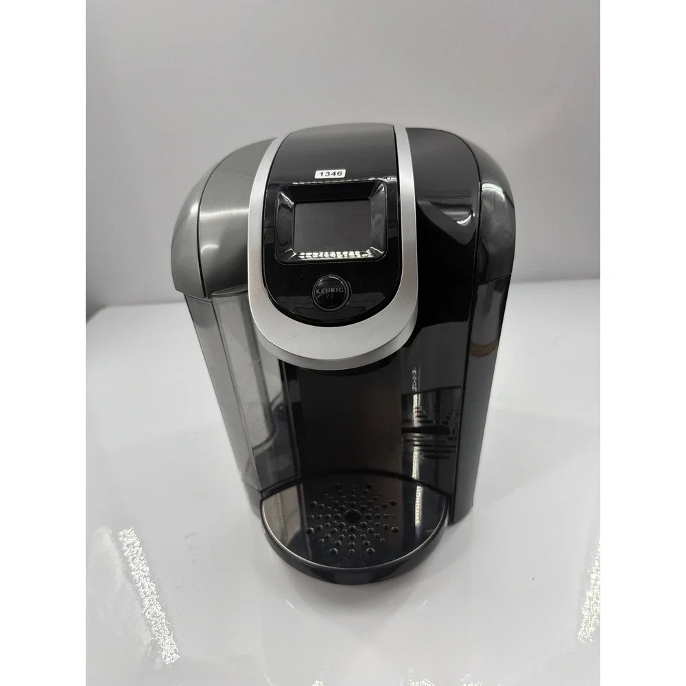 Keurig 2.0 K200 Single Serve Coffee Maker Black Silver K-Cup Pod Brewer